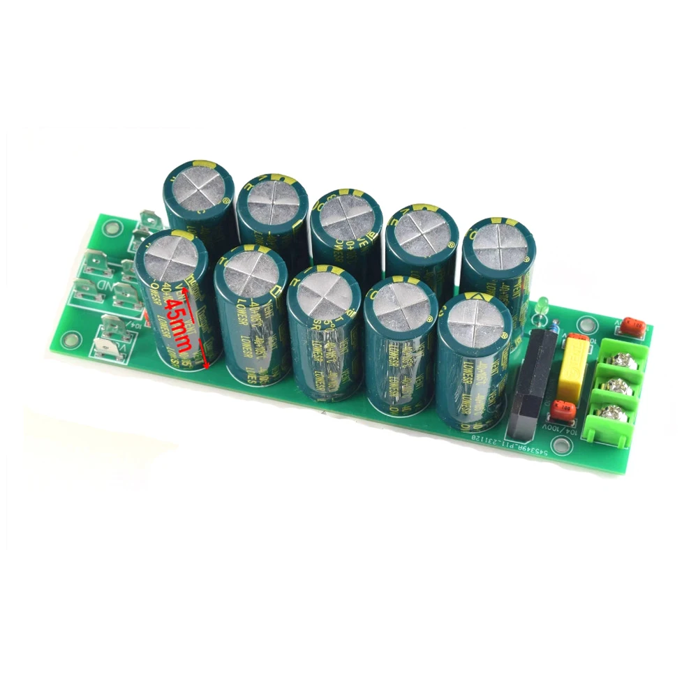 لوحة إمداد الطاقة المعدلة 50 فولت 63 فولت 3300 فائق التوهج 4700 فائق التوهج 2200 فائق التوهج * 10 مخصصة لمضخم الصوت MX من سلسلة L