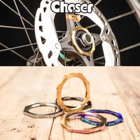 CHASER Disc Brake TC4 Titanium Alloy Medium Lock Disc Locking Ring Ultralight 6g For Campagnolo/Fulcrum Medium Lock Wheelset