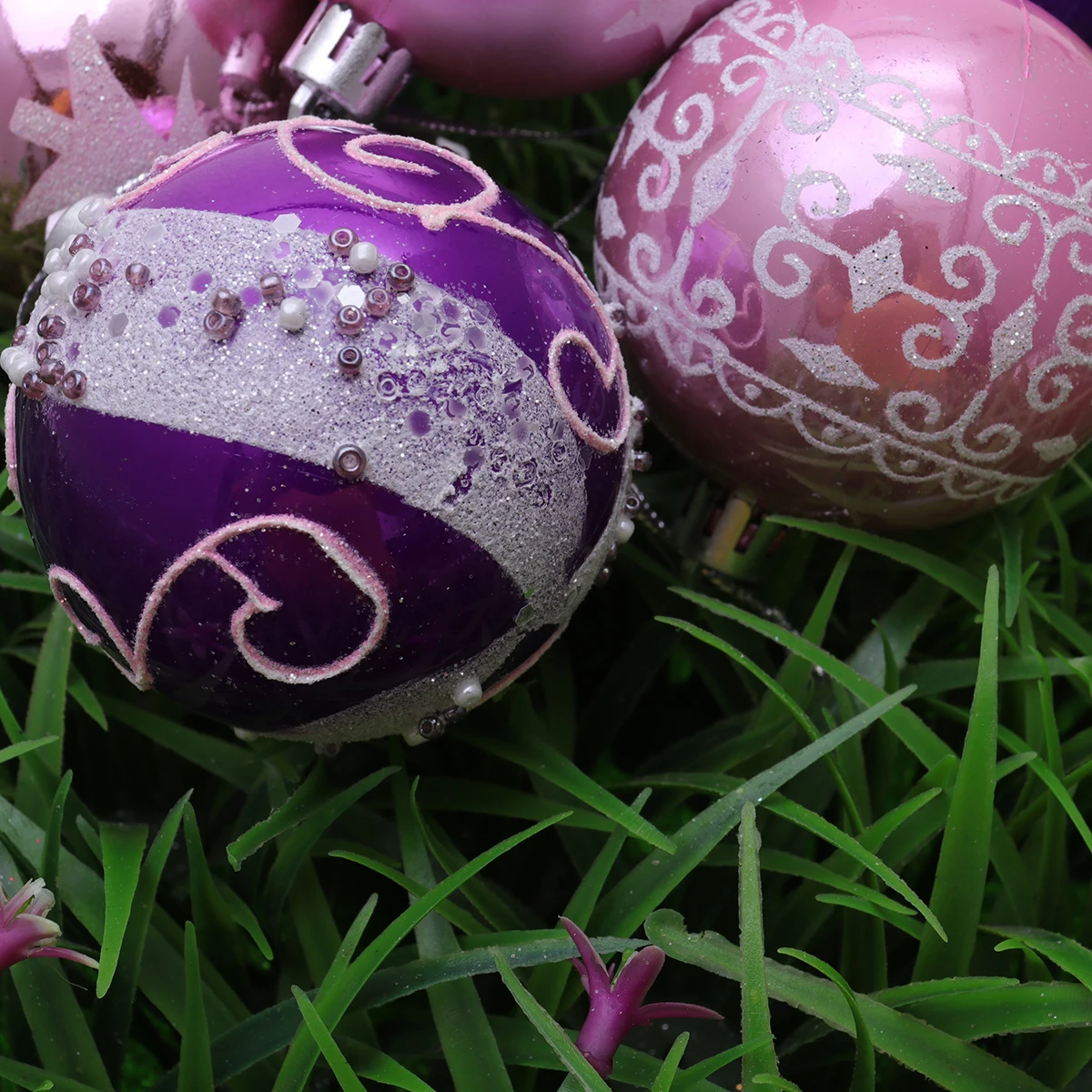 

24 Pcs Christmas Decor Hanging Balls Decoration Tree Pendants Decorate Ornaments