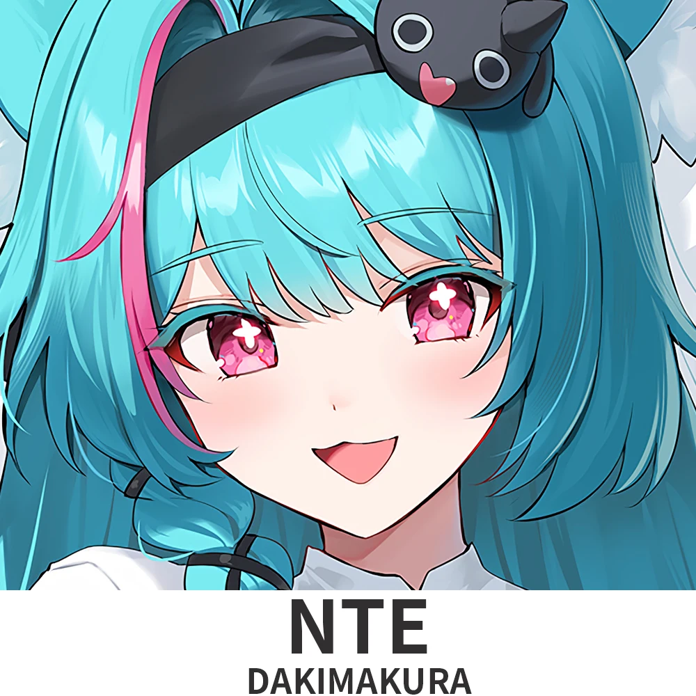 NTE Mint Nanally Tsukinoki Hotori Dakimakura Anime Style Pattern Pillow Cover Sofa Bed Cushion Case