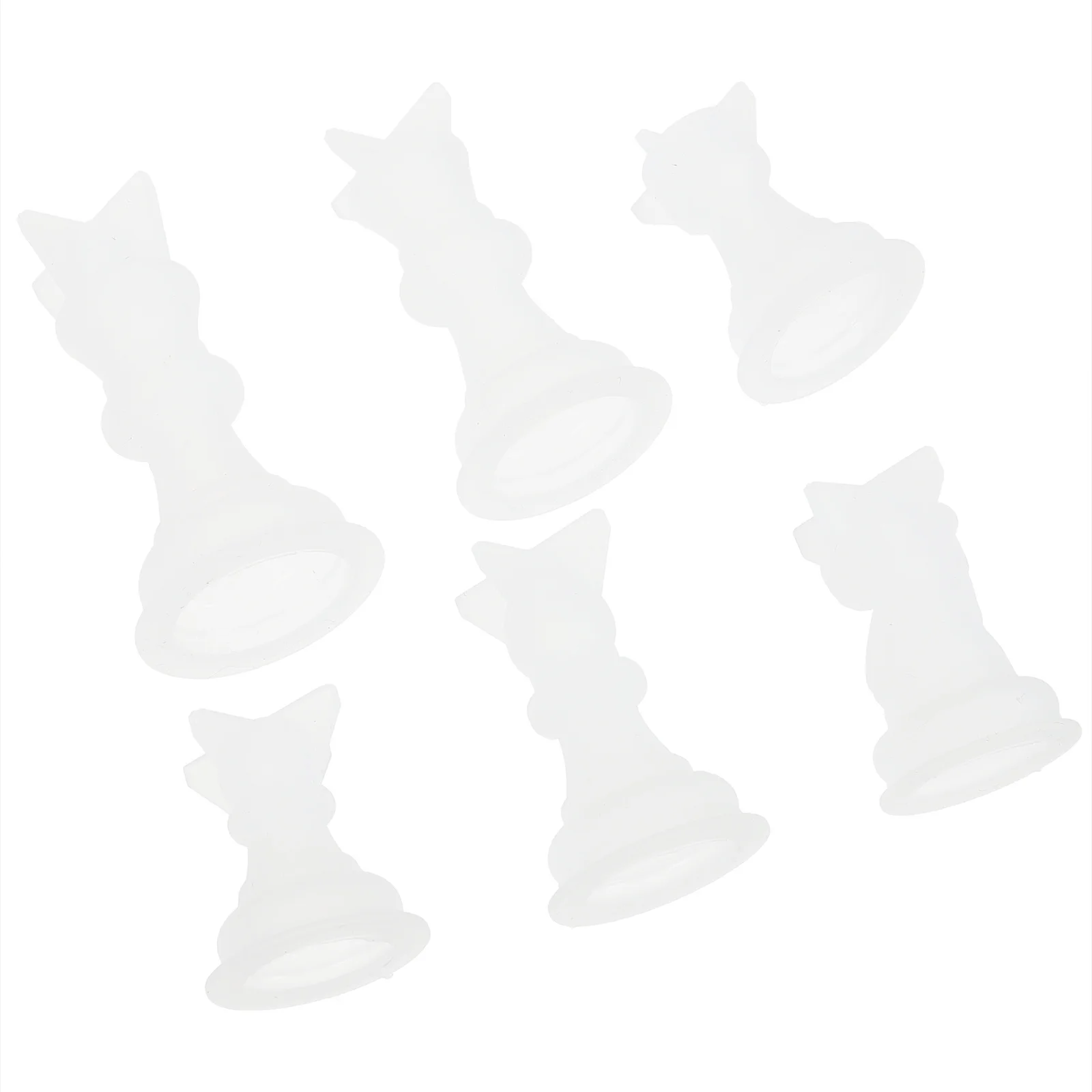 6Pcs Chess Shape Silicone Molds DIY Epoxy Mold Making Craft Tool Handmade Scented Mold Handmade Gift
