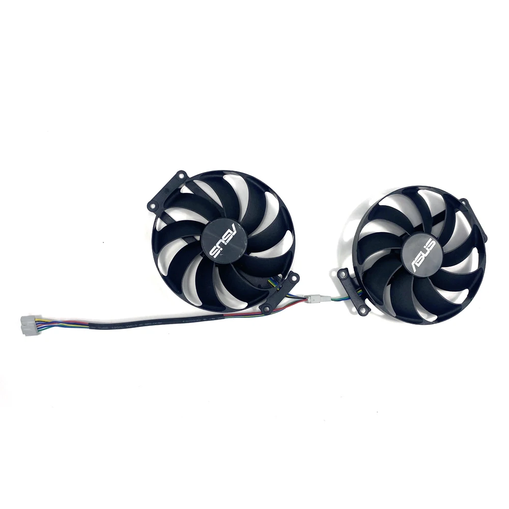 FDC10H12S9-C de refrigeración T129215BU, ventilador de 6 pines RTX 2060 Super GPU para ASUS GTX 1660 1660Ti Dual EVO OC RTX2070, Enfriador de tarjetas gráficas