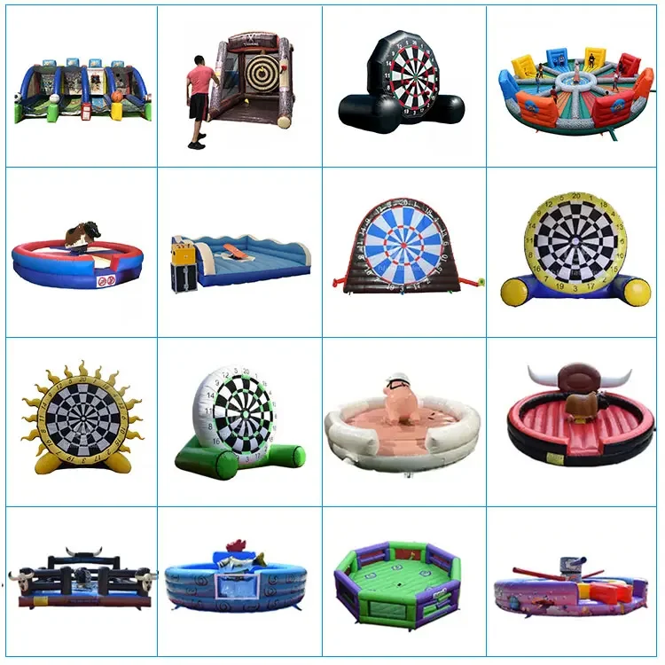 Structure China Professional  Purchase Amusement Park Inflatable Dunking Game