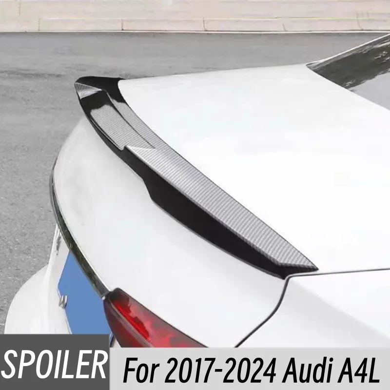 

Для стайлинга Audi A4L M4 2017-2024, крышка багажника из АБС-пластика, губа, спойлер, аксессуары для тюнинга внешней части автомобиля