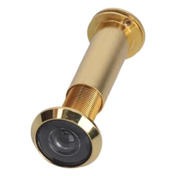 63HA Hidden Security Door Viewer Peephole for Front Door with Privacy Cover Optical Glass Lens with Unobstructed View