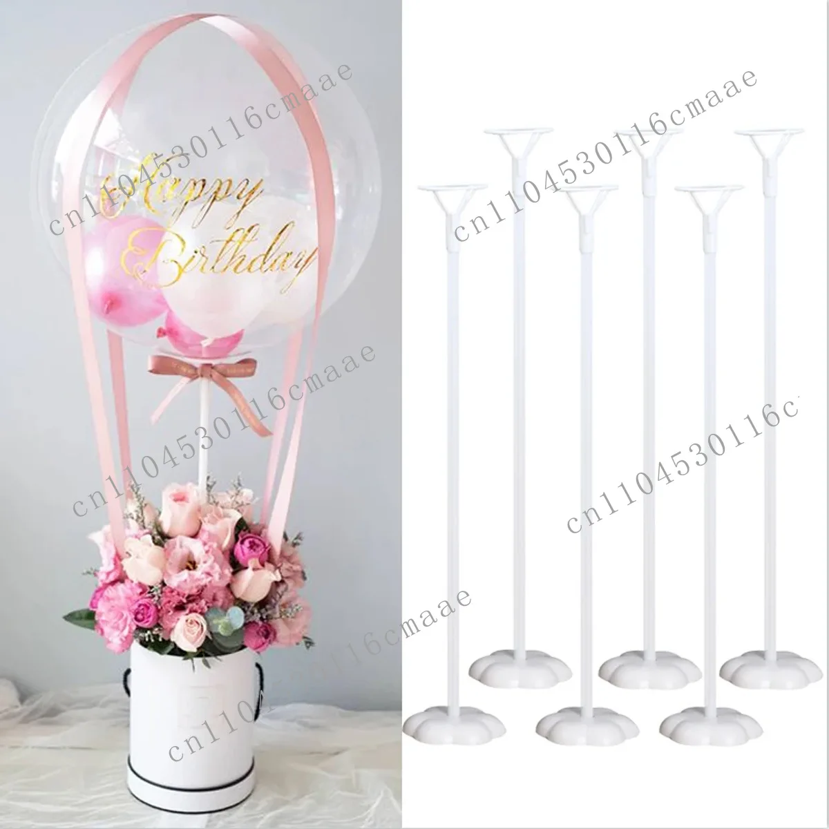 Balloon Pole Birthday Party Wedding Decoration Desktop Placement Balloon Column Base