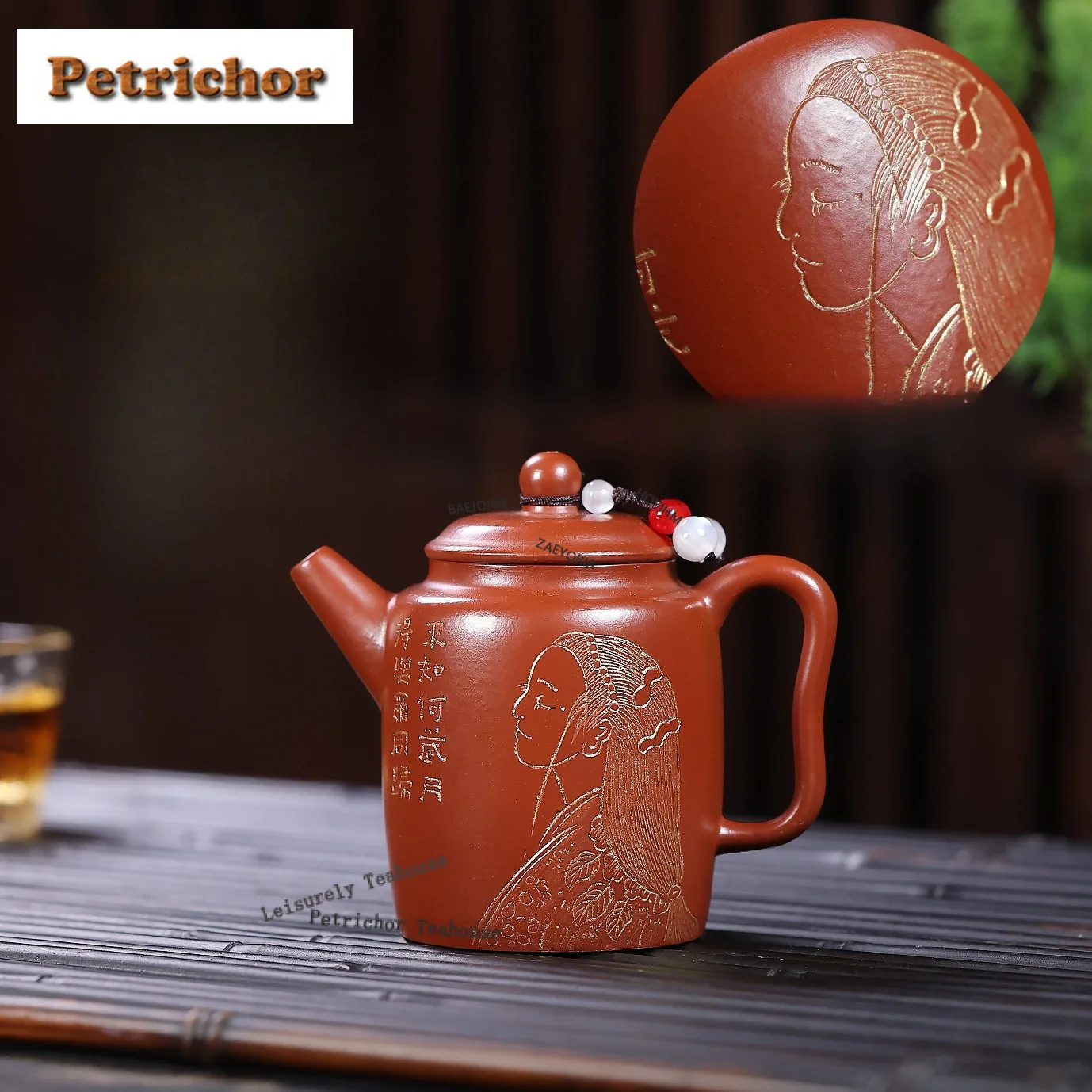 150ml Luxuriöse Yixing Lila Ton Teekanne, handgefertigt von Künstlern, Ji Zhi Kanne aus Roh-Erz, Dahongpao Schlamm-Kessel, Zisha Teeset, Teegeschirr-Kunsthandwerk