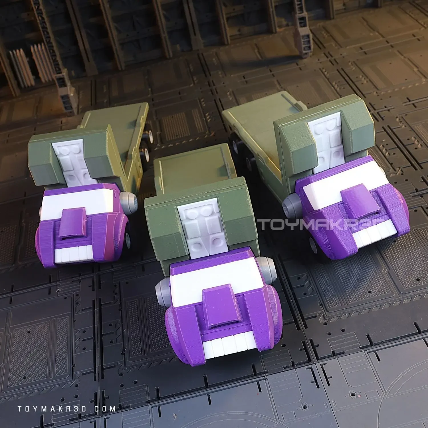 

Модель грузовика-дрона с 3D принтом сборная ручная модель