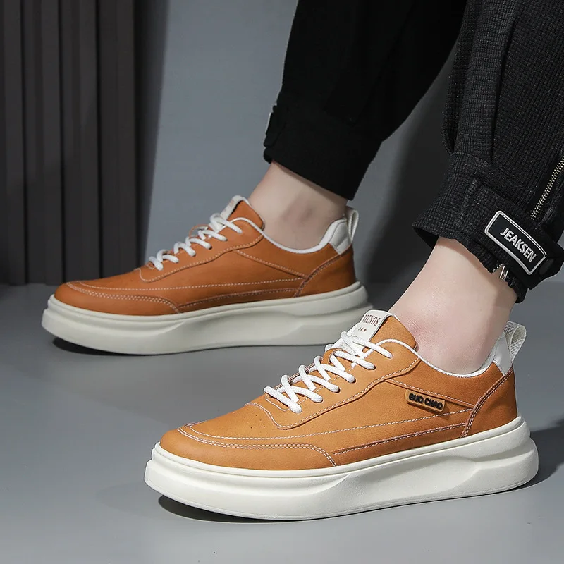 

Autumn Light Soled Comfortable Men's Casual Board Shoes Fashionable Men's Workwear Shoes