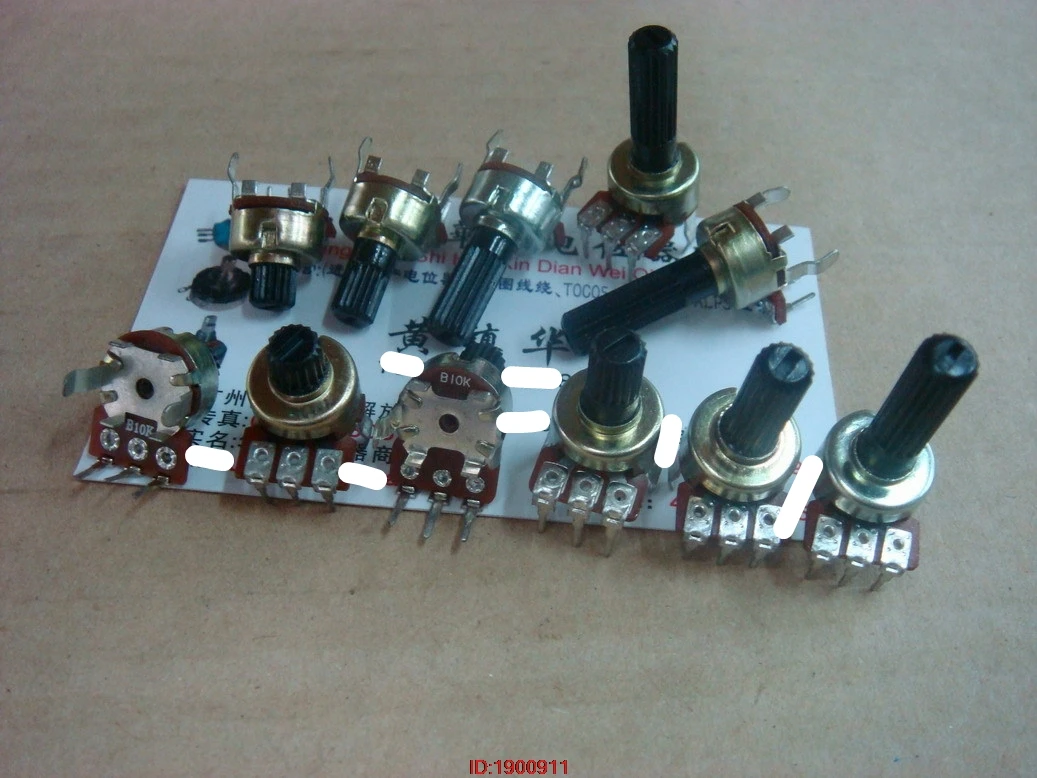 5pcs/lot R1212N single joint potentiometer B10K plum blossom handle [shaft length and more specifications]