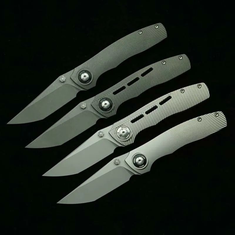 

2025 New Dukling Folding Knife Real M390 Blade Titanium Alloy Handle Outdoor Camping Hunting Survival Multifunctional EDC Tool