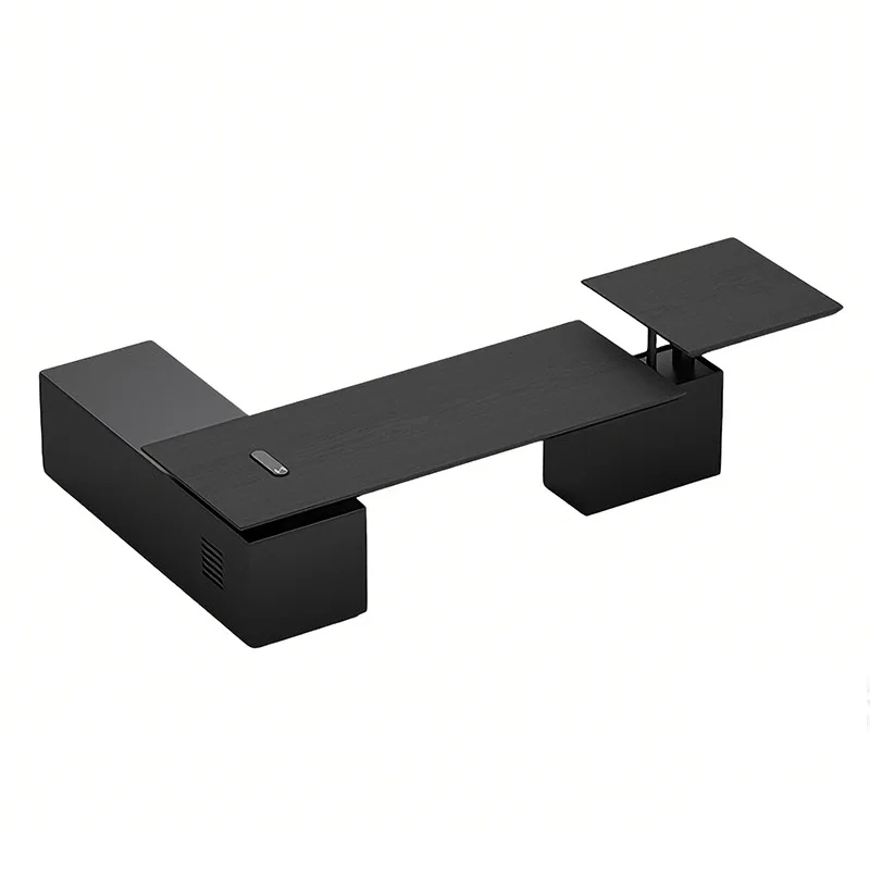 

YJQ electric lifting boss table light luxury president desk simple modern manager desk