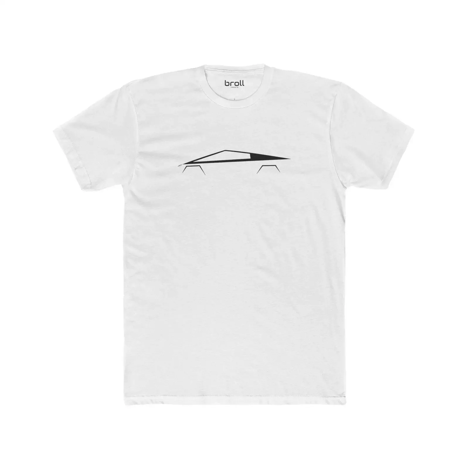 Cyber Pick Up Truck Silhouette Cotton Crew T Shirt vintage Washed fashion Casual Breathable Stretched Unisex Soft homme
