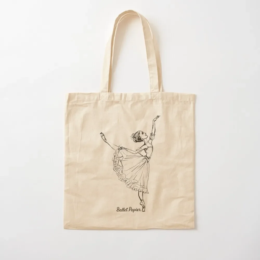 

Classical Ballet Dancer Tote Bag Big bag women Cloth bags eco bag folding