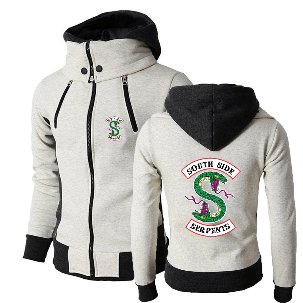 2024 Riverdale Men Printing New Spring and Autumn Classics Zipper Hoodie High-Quality Comfortable Causal Printed Coat