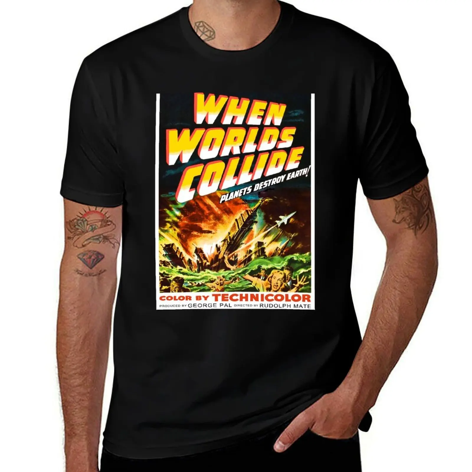 

When Worlds Collide T-Shirt graphic shirts vintage clothes fashion shirts street wear oversized t shirts for men