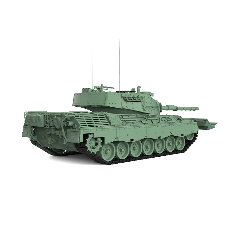 SSMODEL SS72701 1/72 25mm Military Model Kit German Leopard 1A5 Medium Tank With Dozer Blade