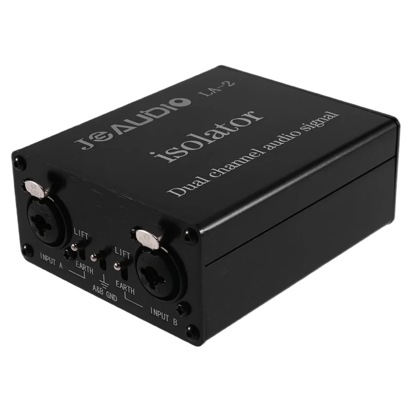 ABUO-JR الصوت المزدوج XLR المزدوج 6.5 المعزل الحد من الضوضاء الصوت الحالي الصوت أسفل الضوضاء المضادة للتردد