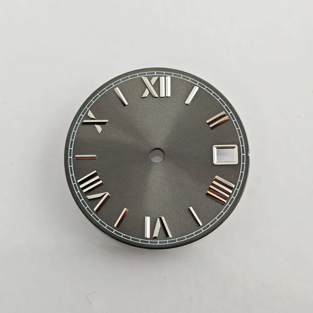 Men's watch dial Roman numerals Custom dial for N Series 35 automatic mechanical movement 36mm/39mm case Watch Other accessories