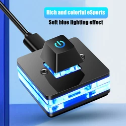 1.8M Desktop Computer Power Switch with LED Lights PC Motherboard External Start Power On/Off Button Extension Cable For Home Of