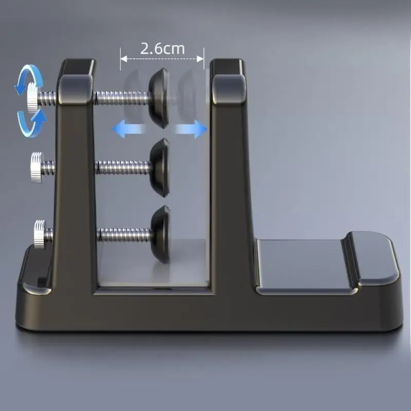 

652F Laptop Holder Enhances Productivity Adjustable Angles Sturdy Metal Support Universal Device Compatibility