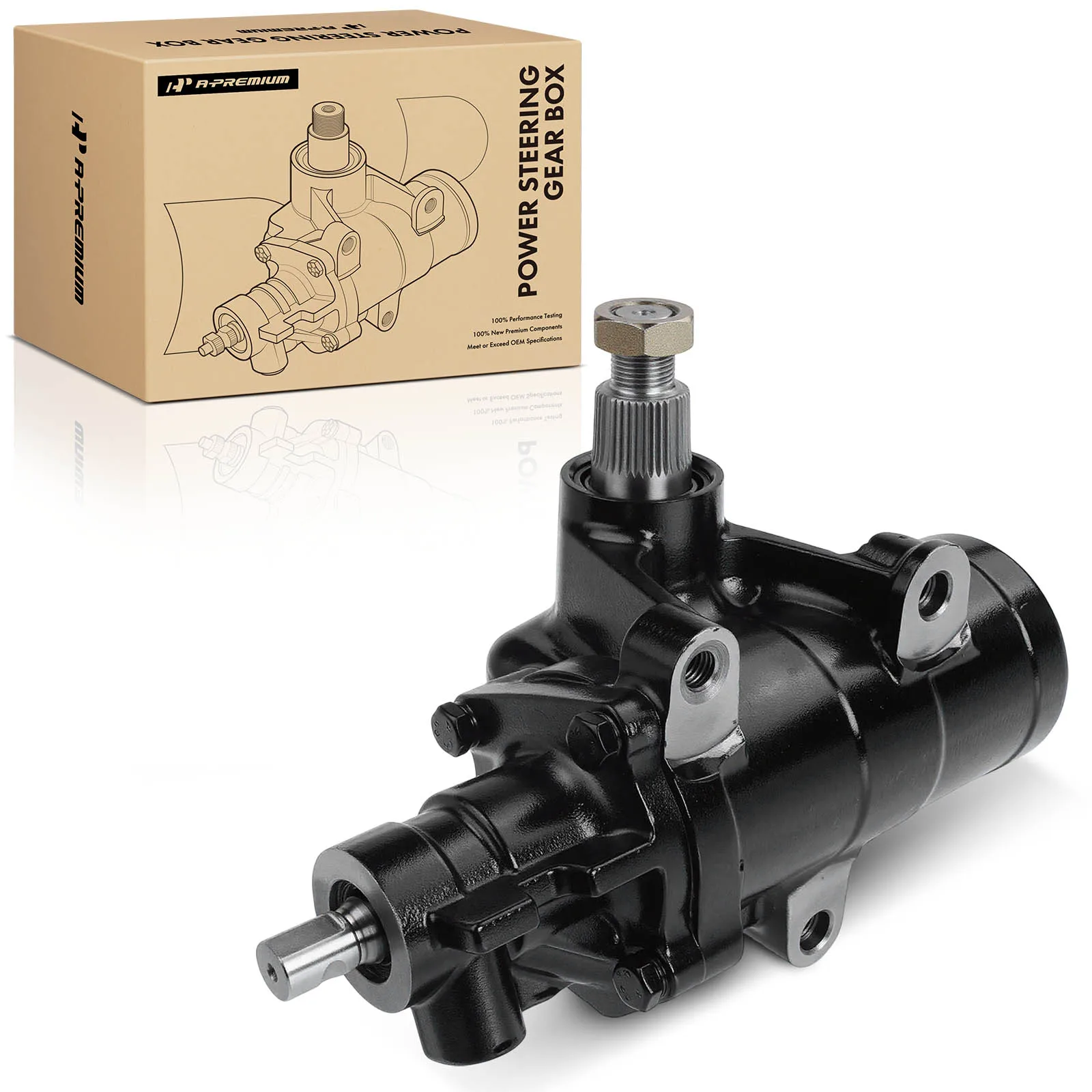 A-Premium Power Steering Gear Box for Ford E-150 E-250 2008-2014 E-150 Econoline 2008 E-350 Super Duty 2008-2018 Econoline Van