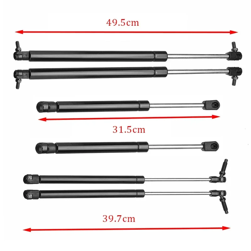 For Jeep Grand Cherokee WJ WG 1999-2004 Front Bonnet Hood + Tailgate + Rear Window Lift Bracket Supports Shocks Struts Spring