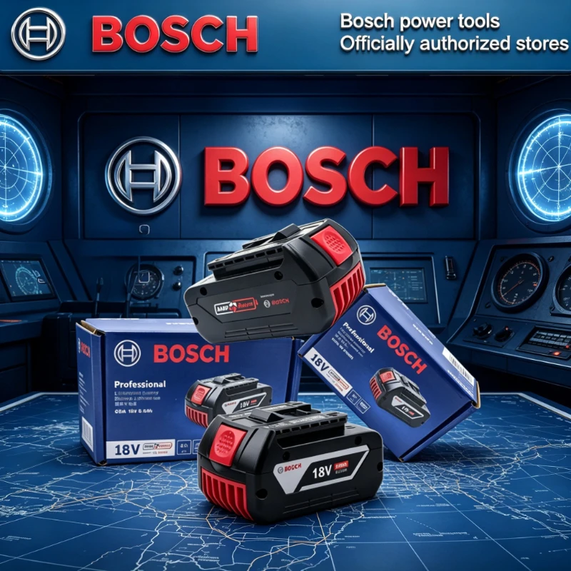 New Original Bosch 18V Battery  5.0Ah Industrial Grade Li-ion Cell BAT610G BAT618 Fits GDS18V-350 GBA18V80 GBH185-LI Power Tools