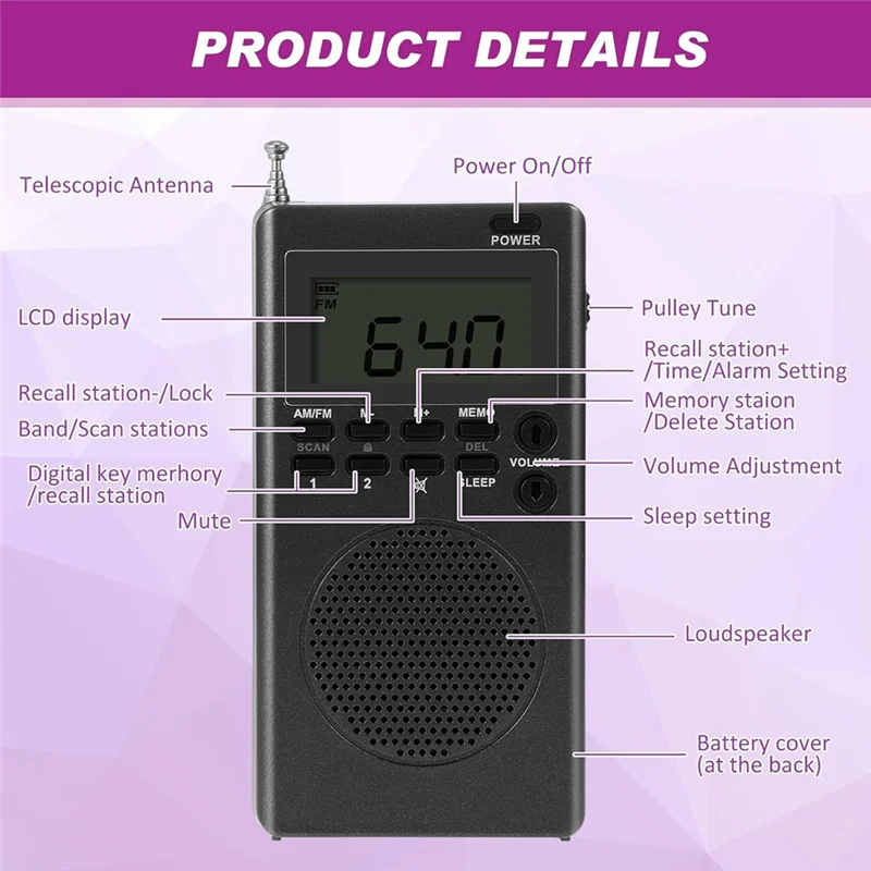 A13E-4 Piece Device Kit With 2 LED Cat Balls 1 Radio Paranormal Device Kit For Home Office Outdoor