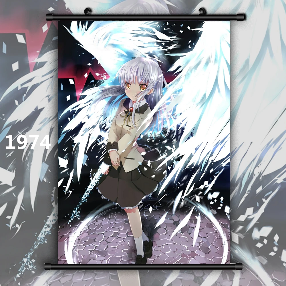 WTQ Angel Beats Tachibana Kanade Anime Manga Canvas Painting Anime Posters Wall Decor Wall Art Picture Decoration Home Decor