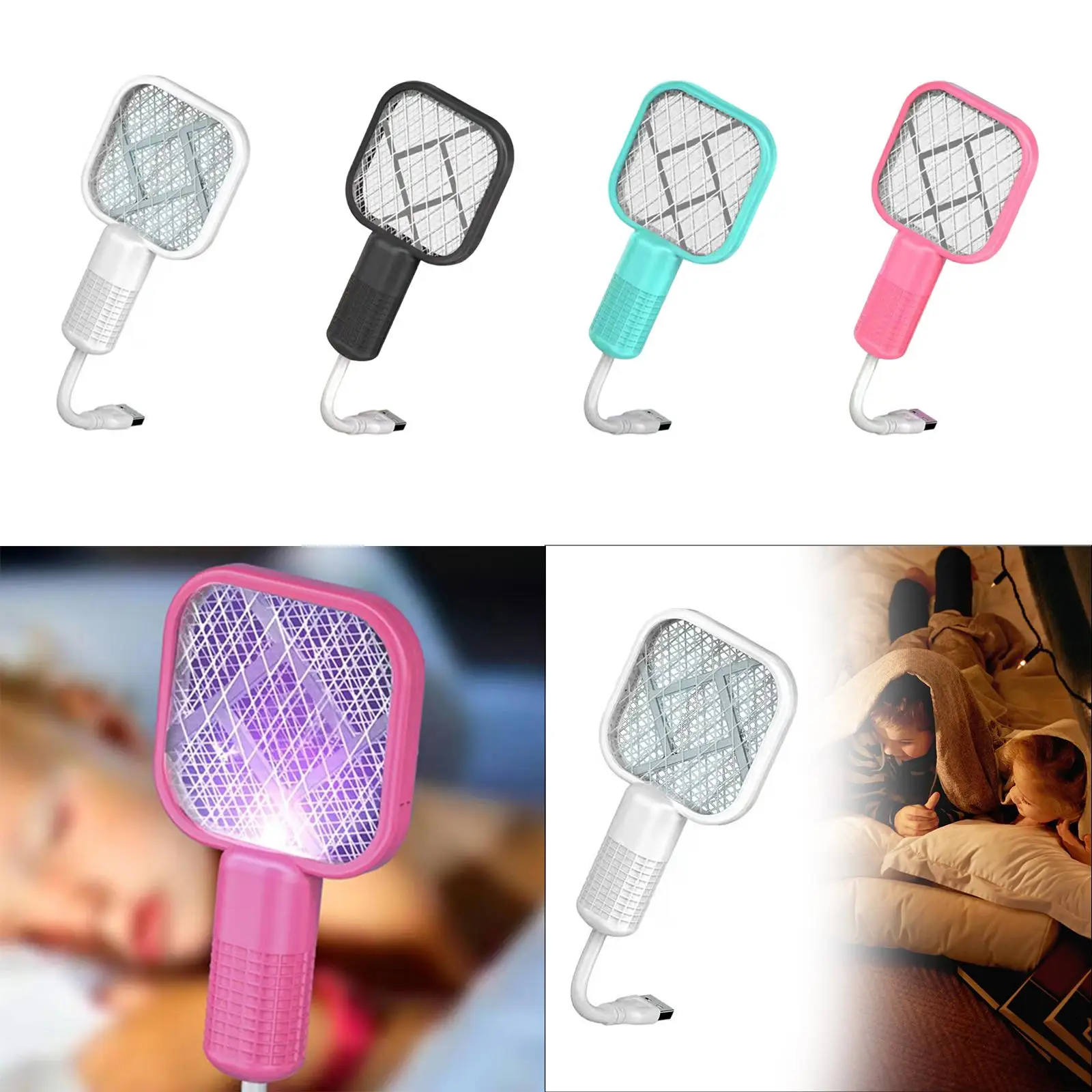 Ракетка Fly Zapper USB Электрическая ракетка Fly Killer для встреч на открытом воздухе