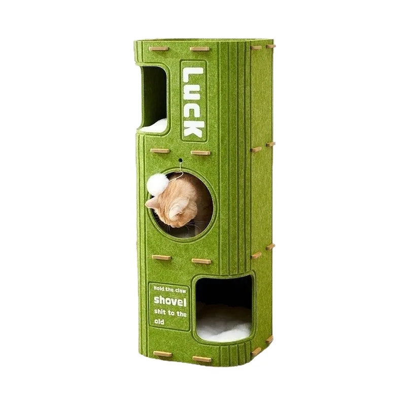 Árbol rascador duradero para gatos con cueva y varios niveles - imagen 5