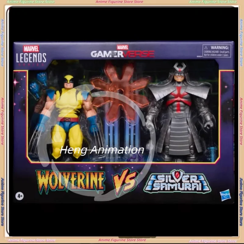 

X-Men Wolverine Silver Samurai Set 6 Inch Action Figure Gift Hand Puppet Pendant Collectible