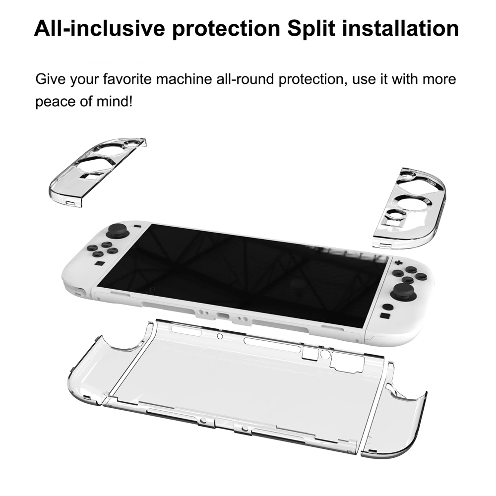 

For NS 2 Transparent Protective Case Anti-Scratch PC Hard Shell Skin Case Cover for Switch 2 Gaming Console Accessories