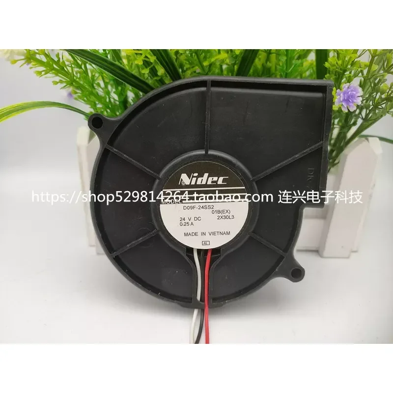 for Nidec D09F-24SS2 01B 9CM 9733 24V 0.25A Turbo Blower Printer Fan