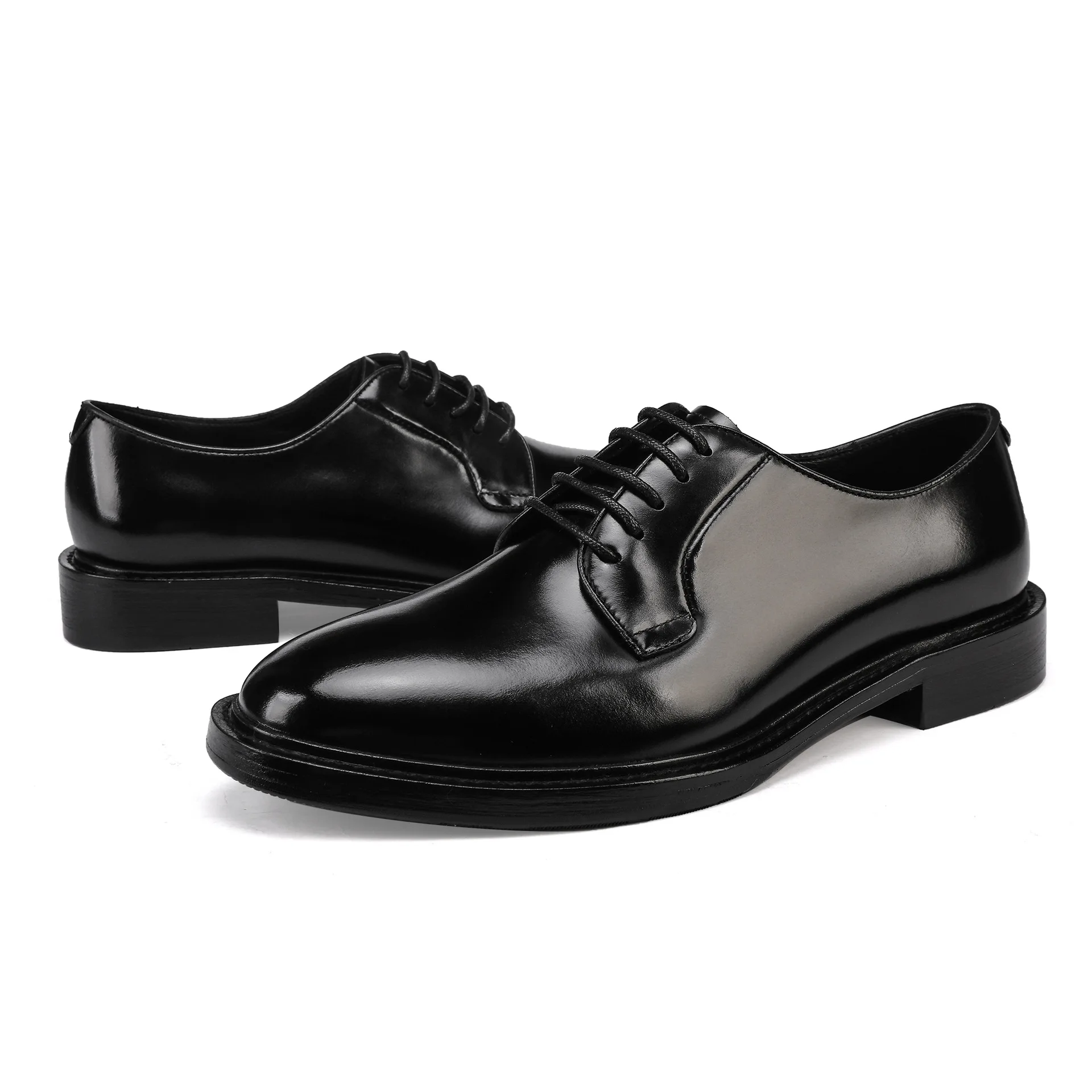 

YETT[ES Men's Shell Cordovan Oxfords, Goodyear Welt Lace-Up Dress Shoes with Leather Sole for Business Formal & British Style