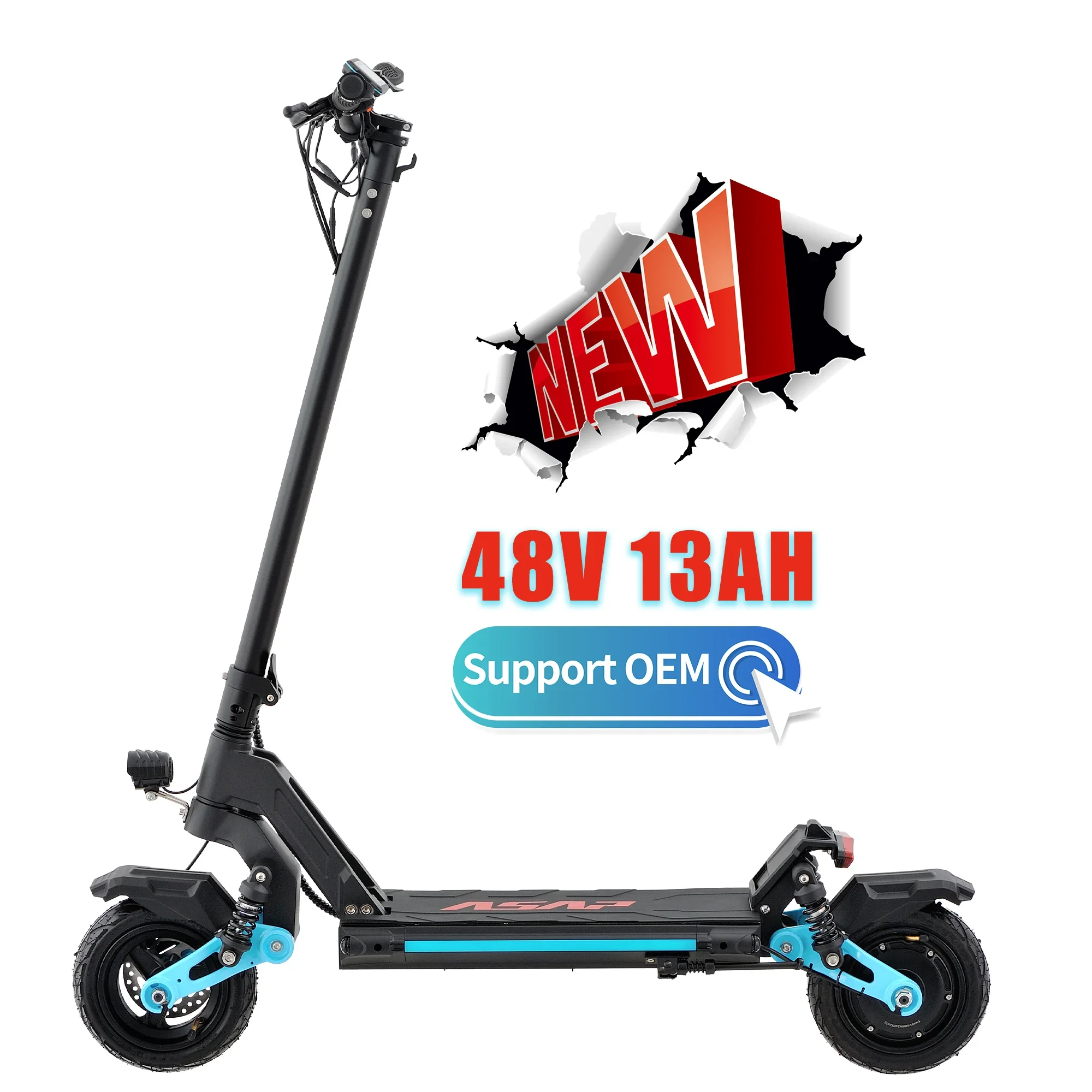 Scooter elettrico ASAP 9T 600W48V13AH Batteria unisex 50 kmh Scooter elettrico per adulti fuoristrada Scooter elettrico pieghevole