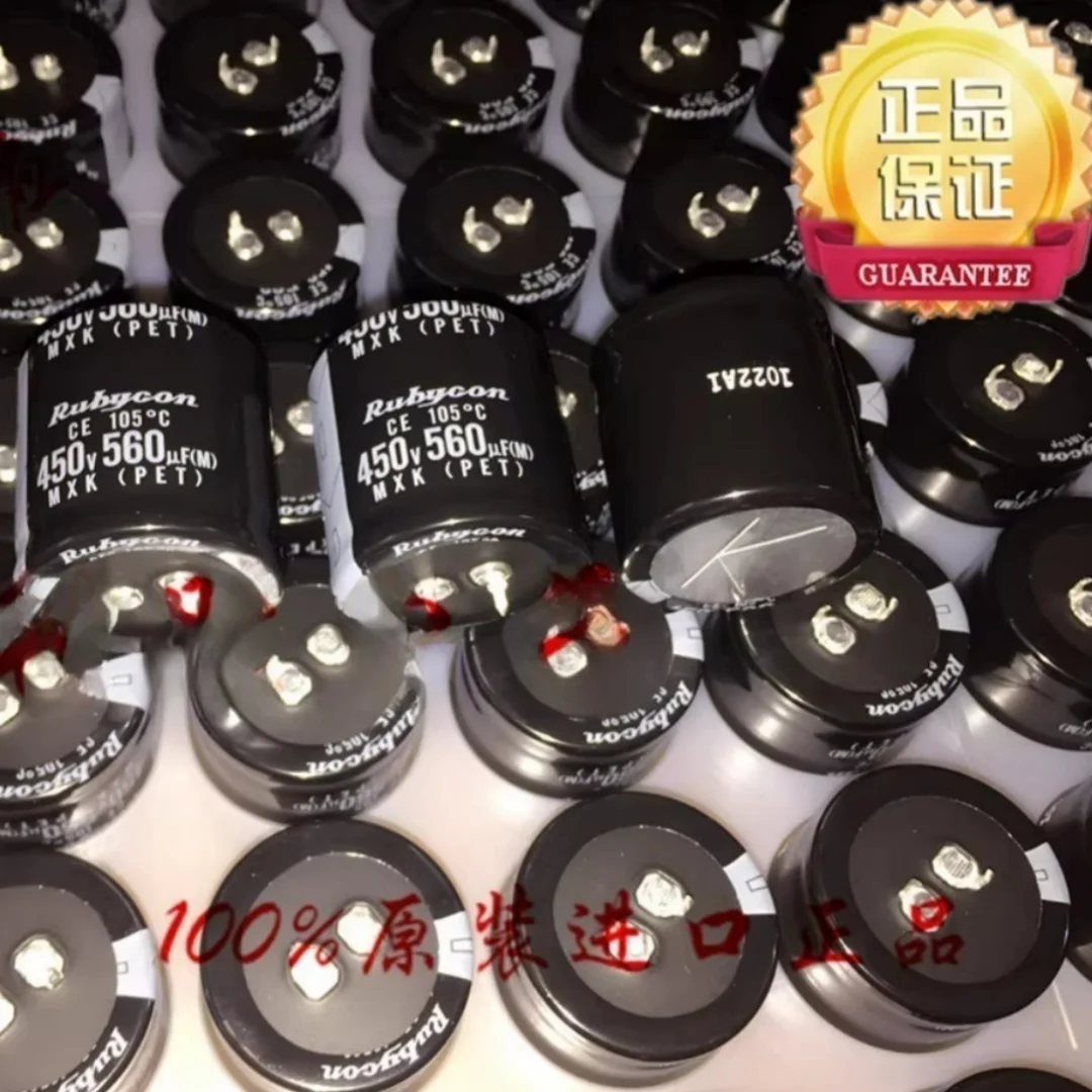 

560UF 450V Japan Rubycon Capacitor 450V560UF 35*35 MXK 105 degrees