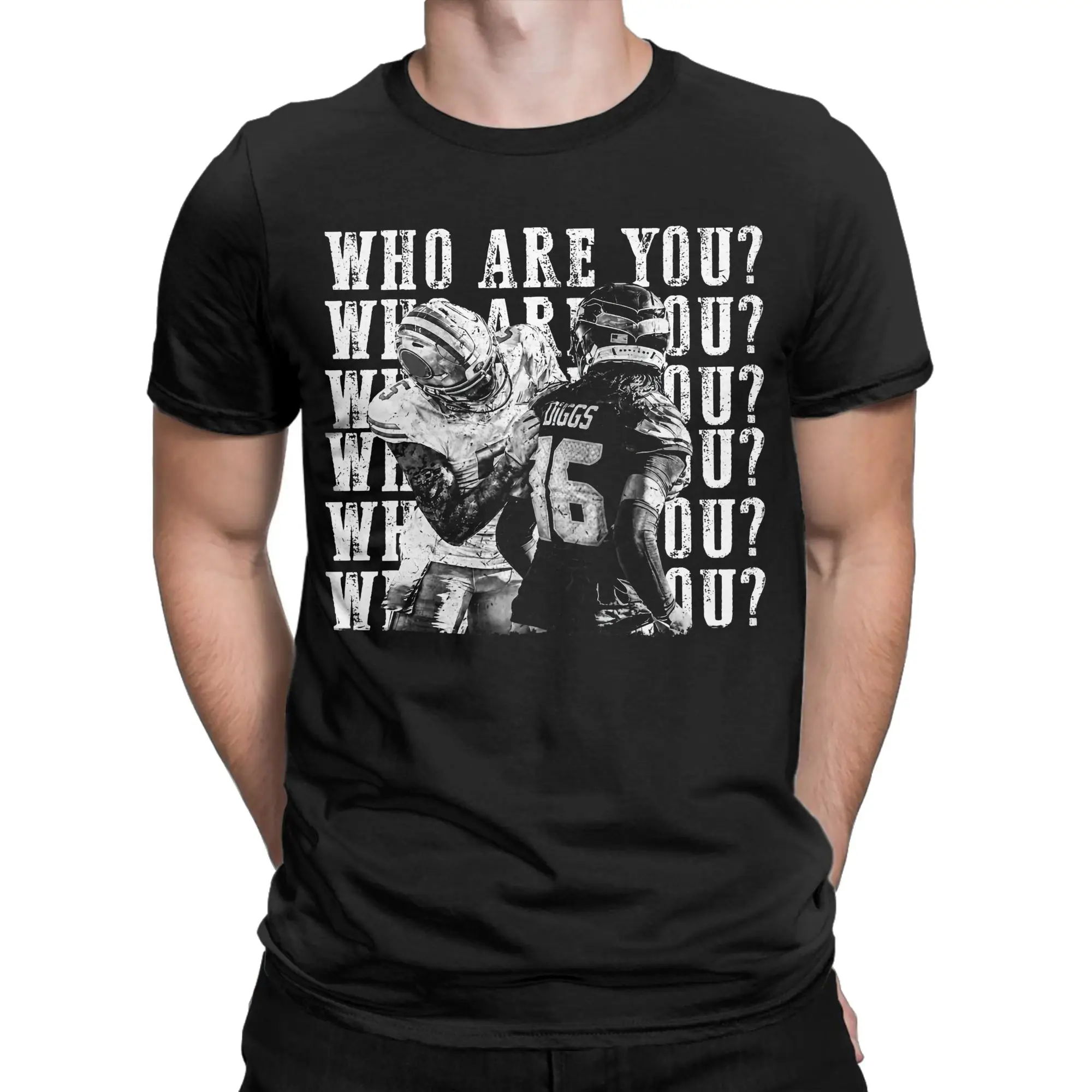 Mike Evans Rugby Who Are You Men Women T Shirt  Vintage Tee Shirt Short Sleeve Crewneck T-Shirts Cotton Summer Tops