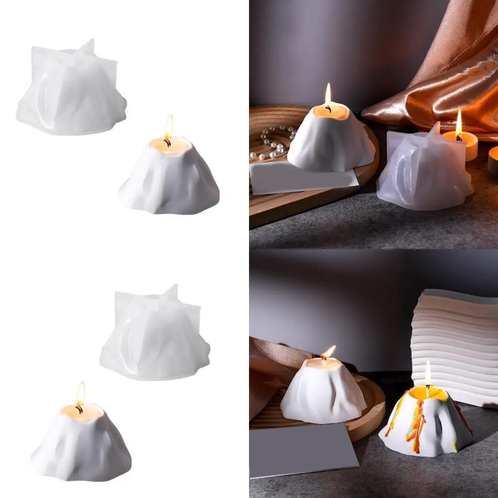 

72XE Artistic Silicone Snow Mountain Mold For Inspiring DIY Creations
