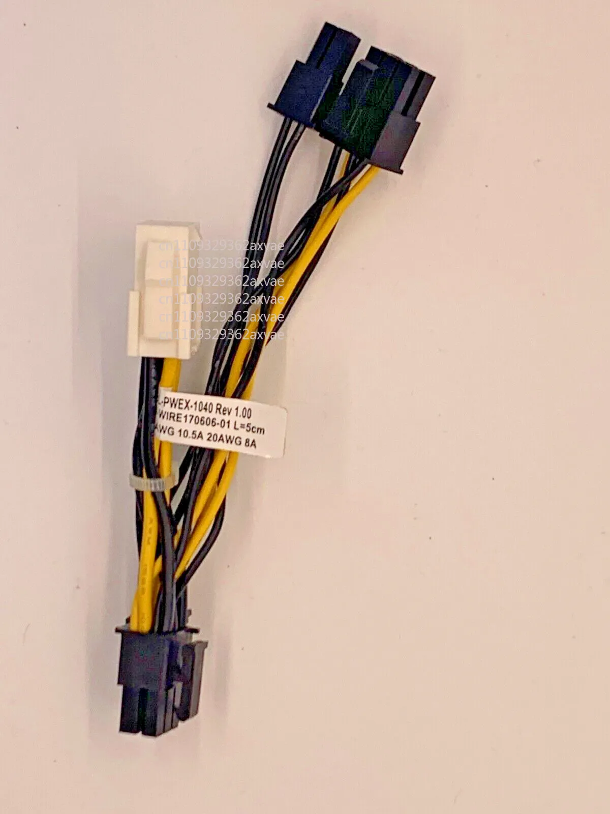 CBL-PWEX-1040 For Supermicro CPU 8-pin to two 6+2 Pin PCIE 5cm GPU Power Cable