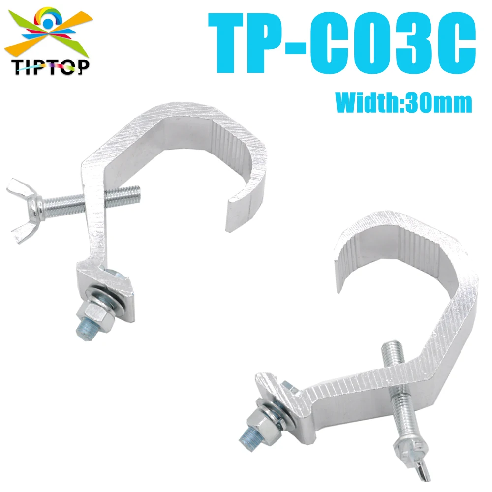 

10 x TP-03C Big Aluminum Truss Hanging Clamp 30mm Wide For Stage Lighting Par Light Moving Head Light Fog Machine DMX512 Light