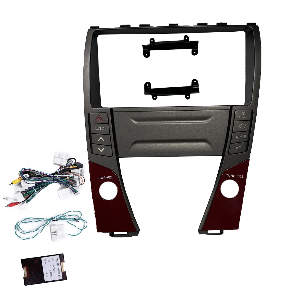 9 Inch ar Fascia Frame Adapter Canbus Box Decoder Android Radio Dash Fitting Panel Kit For Lexus ES350 2008-2012