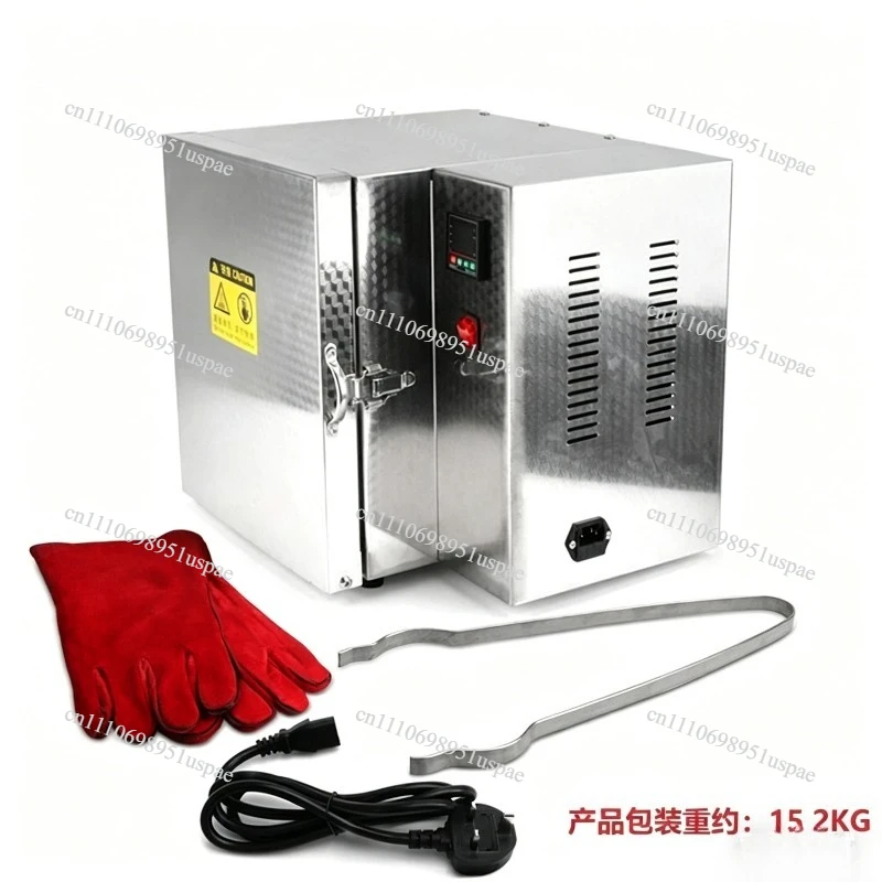 High Temperature Heat Treatment Furnace Jewelry Casting Burnout Furnace Electric Oven DIY Melting Kiln for Clay Pottery Ceramic