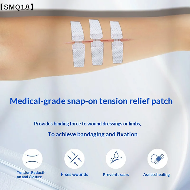 Zipper Wound Closure Patch for Minor Cuts