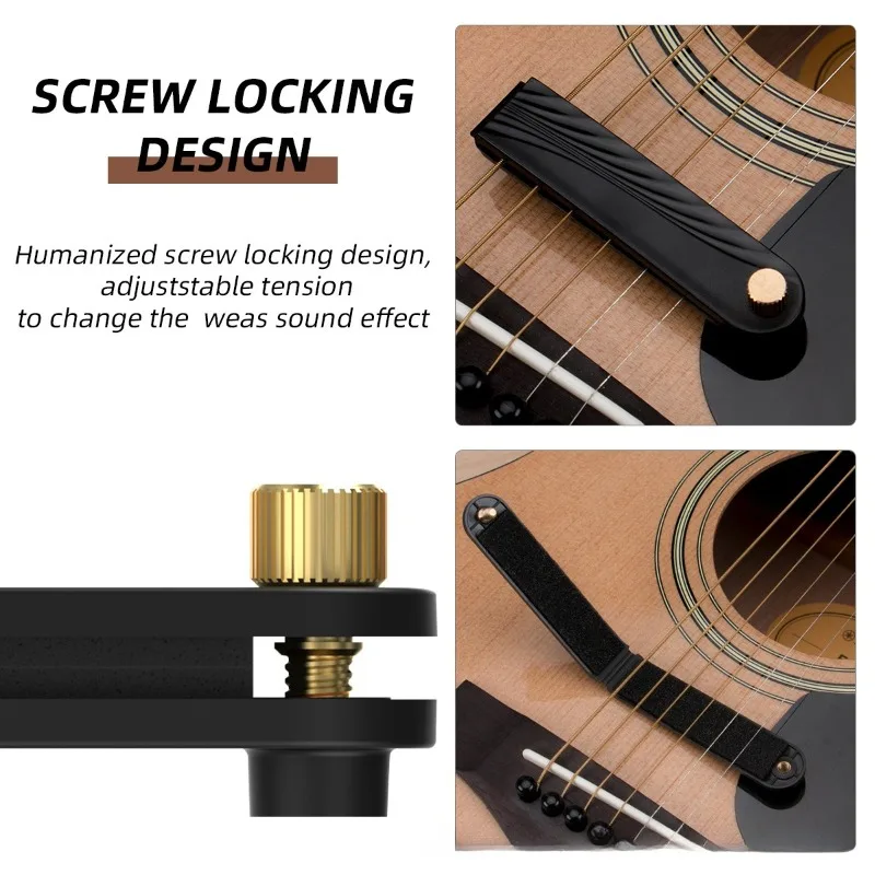 Practical Guitar Silencer Mute Pad Folk Guitar  Mute Pad String Guard Non-disturbing Accessories Portable Piano String Protector view 5