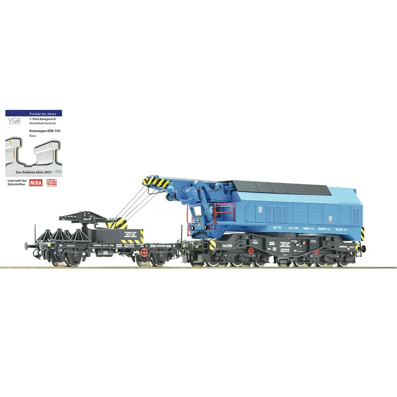 HO 1/87 Train Model Roco 73037 73038 73036 73035 (dcc) Modern Digital Sound Effect Engineering Crane Rail Car Model