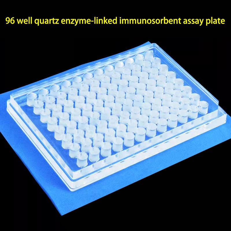 JGS2 96 well quartz enzyme-linked immunosorbent assay plate customized enzyme-linked immunosorbent assay instrument