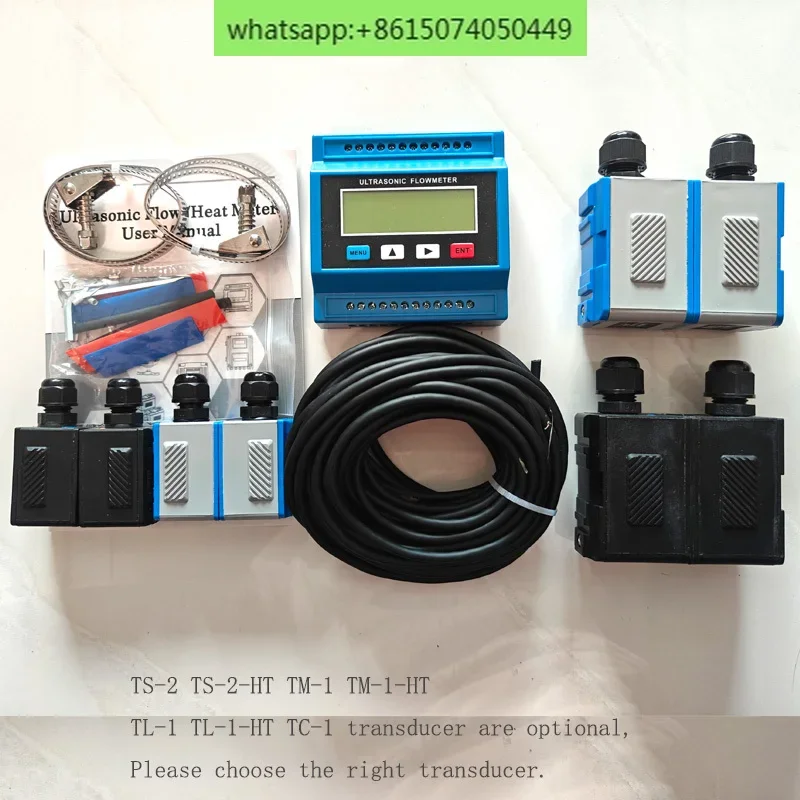 TUF-2000M TS-2 TM-1 TL-1 Ultrasonic Flowmeter DN15-6000mm Water Flow Meters with RS485 Interface Modbus