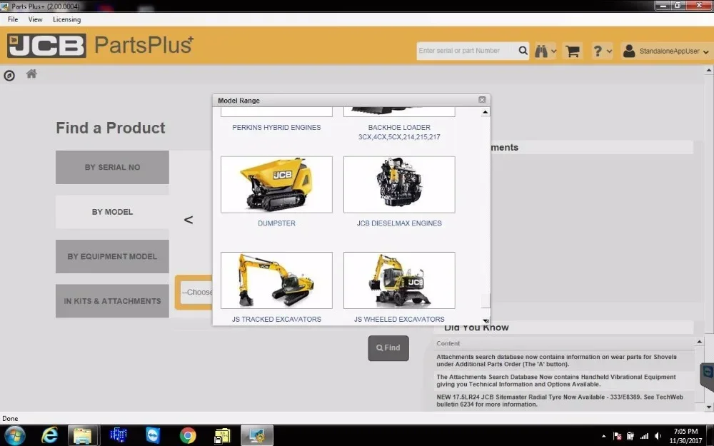 

EPC-SOFTWARE For JCB SPP Spare Parts Plus+ 2.00 [2017]